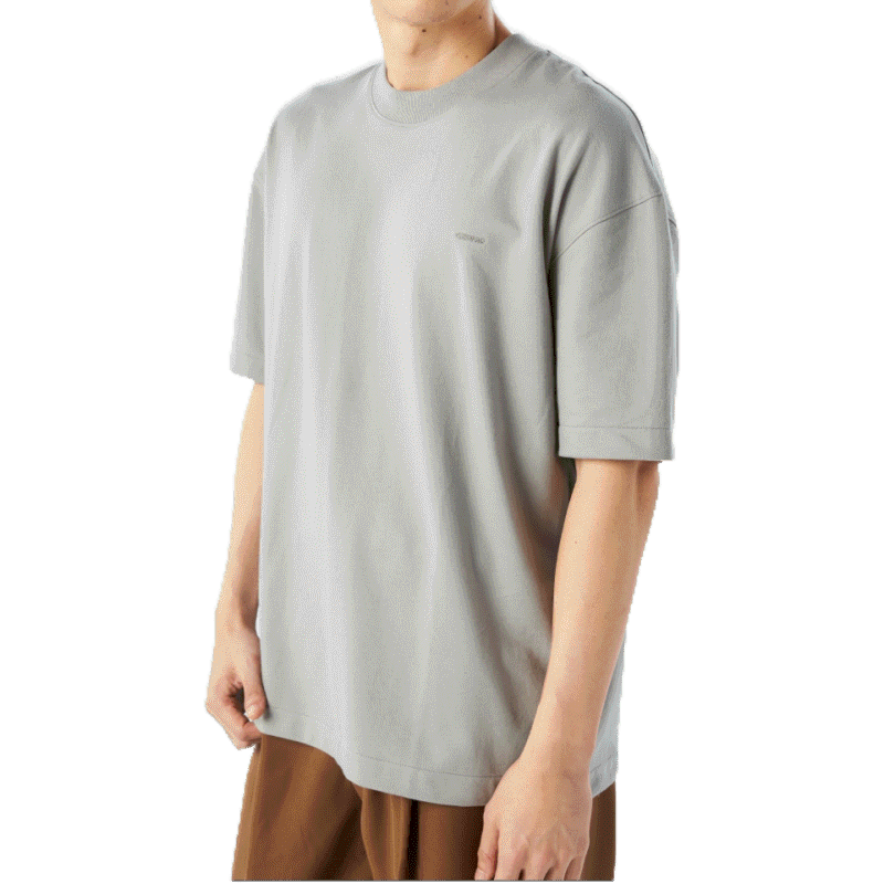 Yuedpao No.1 เสื้อยืด Oversize Feather Comfort ผ้าหนาทรงสวย ยับยากรีดง่าย เสื้อยืดเปล่า เสื้อยืดโอเวอร์ไซส์ Storm cloud