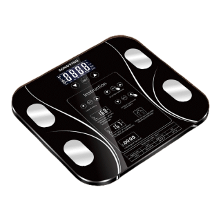 เครื่องชั่งน้ำหนักอัจฉริยะ เครื่องชั่งน้ำหนักมวลร่างกาย เครื่องชั่งไขมัน Glass Smart คูณสมบัติมากกว่า 15 อย่าง