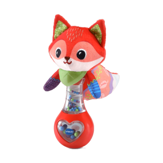 VTech Baby Rattle Shake & See Fox Rattle Infant Baby New Born Rattle Toys 3+ เดือน ของเล่นเขย่ามือ มีเสียงกรุ๊งกริ๊ง