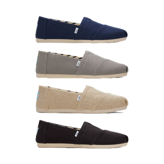 โปรโมชั่น : TOMS รองเท้าลำลองผู้หญิง สลิปออน รุ่น Alpargata WIDE Recycled Cotton Canvas C รองเท้าลิขสิทธิ์แท้