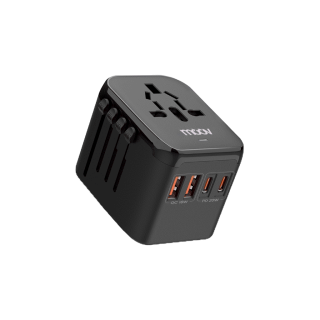 [440บ. 20XTRA23] Moov TA02 หัวแปลงปลั๊กไฟ Universal Travel Plug Adapter หัวชาร์จ US AUS EU UK ใช้ได้ทั่วโลก