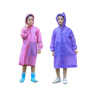 เสื้อกันฝนเด็ก EVA เสื้อกันฝน รุ่น96g แขนจั๊ม ทันสมัยราคาถูก น้ำหนักเบาพกพาสะดวก ทนทาน ยืดหยุ่น ไม่ขาดง่าย ชุดกันฝน --SL402220 9DJM