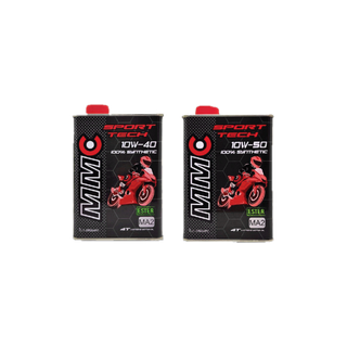 MMC Sport Tech SAE10W-40/10W-50 ESTER ขนาด 1 ลิตร น้ำมันเครื่องมอเตอร์ไซค์เกรดสังเคราะห์แท้ 100% ผสม ESTER