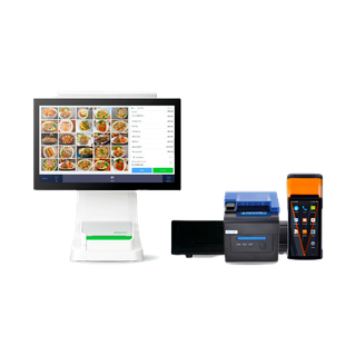 [แถมฟรีระบบจัดการร้านอาหาร 3 เดือน] Sunmi V2 + [รุ่นใหม่!] POS Dual Screen Plus + เครื่องพิมพ์สลิป + ลิ้นชักเก็บเงิน