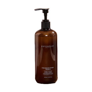 PETCHPLOYBEAUTY Pure Keratin Vitamin Shampoo แชมพูใส สูตรอ่อนโยน ปราศจากซิลิโคน ผมนุ่ม ไม่แห้ง ไม่แตกปลาย