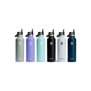 HYDRO FLASK STANDARD MOUTH WITH FLEX STRAW CAP 21 OZ กระติกน้ำสูญญากาศ เก็บอุณหภูมิ เก็บความร้อน เก็บความเย็น
