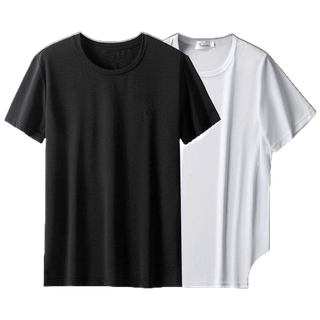 เสื้อแขนสั้น ( เนื้อเรียบ ) ผ้ากีฬา modal 100% ผ้าไมโคร สปอร์ต คงทน ใส่สบายระบายอากาศ TZT144
