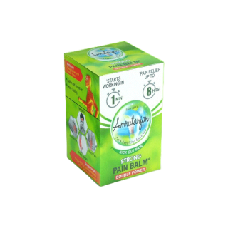 Pain balm บรรเทาปวดเมื่อยตามข้อ และกล้ามเนื้อ สูตรเย็น ที่ขายดีที่สุดในอินเดีย Amrutanjan (สีเขียว)