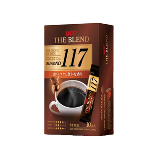 UCC The Blend 117 instant black coffee (2 g.*10 sticks) ยูซีซี กาแฟสำเร็จรูปแบบซอง สูตร 117 (10 ซอง/กล่อง)