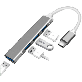 MGBB USB ความเร็วสูง 4 พอร์ตฮับ USB 3.0 Type-C HUB Adapter สำหรับ PC แล็ปท็อปอุปกรณ์เสริมคอมพิวเตอร์