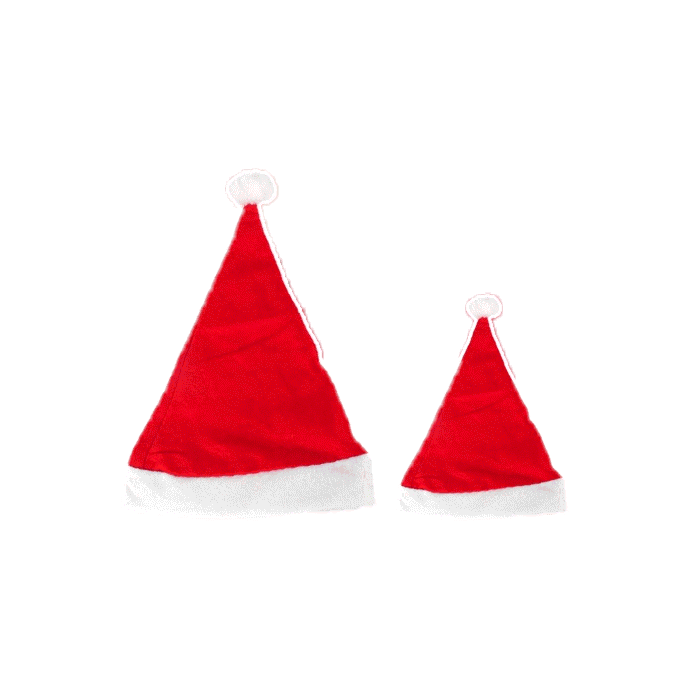 พร้อมส่งChristmas Hat หมวกซานต้า มีทั้งขนาดเด็กและผู้ใหญ่ หมวกซานตาคอส วันคริสต์มาสปีใหม่ของชาวคริสต์