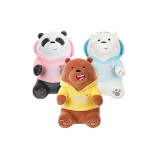 MINISO ตุ๊กตา Hoodie We Bare Bears