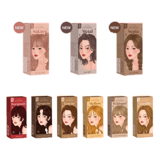 (🧡ฟรีเซตย้อมทุกกล่อง🧡 ) สีย้อมผม Kota  : ยาย้อมผมkota 9 สี kota สีย้อมผม สีย้อมผมออแกนิก Kota cosmetics