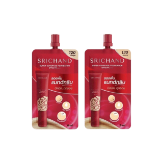 โปรโมชั่น : ถูก แท้‼️ 1 ซอง Srichand Super Coverage Foundation ศรีจันทร์ ซูเปอร์ คัฟเวอเรจ ฟาวน์เดชั่น เอสพีเอฟ50 พีเอ