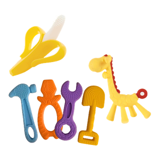 Hellomom ยางกัดผลไม้ พร้อมกล่อง ยางกัดเด็ก Fruit teether สำหรับเด็กฟันขึ้น ปลอดภัยสำหรับเด็ก มี มอก.