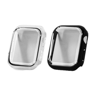 Apple Watch case PC+Glass ใช้กับ iWatch 7/6/5/4/3/2/1/SE เคส Smart watch 38mm/41mm/42mm/44mm/45mm