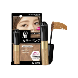 คิสมี มาสคาร่าคิ้ว เนื้อฟิล์ม สูตรกันน้ำ KISS ME Heavy Rotation Coloring Eyebrows