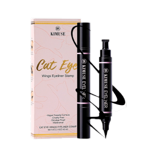Kimuse ดินสอเขียนขอบตากันน้ำ Double Head สีดำ (2 ชิ้น/เซ็ต)