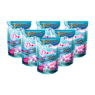 สุดคุ้ม (แพค 6 ถุง) Dtouch น้ำยาซักผ้า ผสม น้ำยาปรับผ้านุ่ม 2in1 (410 ml.) สลายคราบสกปรก ทั้งผ้าขาว ผ้าสี กลิ่นหอมอ่อนๆ