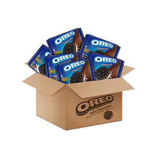 [ยกลัง 12 แพ็ค] Oreo Chocolate โอรีโอ คุกกี้แซนวิชสอดไส้ครีม รสช็อกโกแลต 248.4 กรัม (27.6 กรัม x 9)