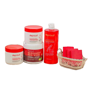 ส่งฟรี เซ็ตคู่ผิวใส Deproud ดีพราวด์ โสมฝาแดง โสมโกจิ กรดแดง Whitening Body Serum Advanced Complex / Hydro Boost Cream