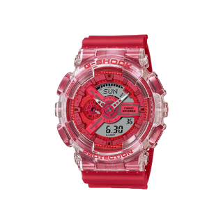 CASIO นาฬิกาข้อมือผู้ชาย G-SHOCK YOUTH รุ่น GA-110GL-4ADR วัสดุเรซิ่น สีแดง
