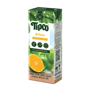 TIPCO น้ำส้มโชกุน Shogun Orange Juice 100% ขนาด 200 มล.