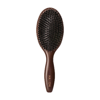 Haxon Cherry Boar-Bristle Brush/ Horse Hair Brush หวีขนหมูป่าแท้ หวีขนม้าแท้ อิสลามใช้ได้ ให้ผมเงา แก้ผมพันกัน