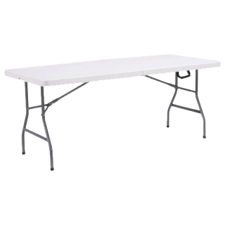 ( ขนาด : 180*76*74 cm) โต๊ะพับแบบพกพา โต๊ะพับได้ Folding Table ปรับได้ โต๊ะพับอเนกประสงค์ โต๊ะสนาม โต๊ะแคมป์ปิ้ง รุ่นT8 โต๊ะพับ