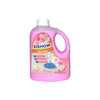  ลูกค้าใหม่ 1 บาท  [2ชิ้น ถูกกว่า] DShow น้ำยาถูพื้น เคลือบเงาพื้น ขนาด 1000มล. ( Floor Shiny )