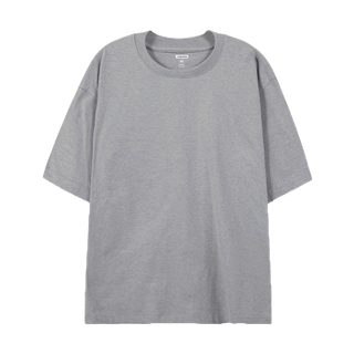 โปรโมชั่น : Yuedpao Oversized Timeless ผ้าหนายับยากรีดง่าย เสื้อยืดทรงหลวม ดีไซน์คลาสสิค เสื้อยืดเปล่า โอเวอร์ไซส์ สี Medium Gray