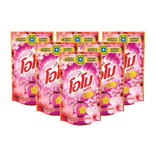 (สินค้าอยู่ในระหว่างการเปลี่ยนแพ็คเกจ) Omo Plus Liquid Detergent 700ml. x6 โอโม พลัส น้ำยาซักผ้า 700ml. x6