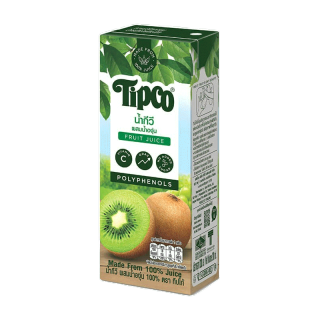 TIPCO น้ำกีวี่ผสมน้ำองุ่น Kiwi & Grape Juice 100% ขนาด 200 มล.