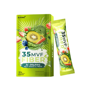 Dr.PONG 35 MVF fiber ผงผักผลไม้ชงดื่ม Prebiotic สกัดเข้มข้นรวมกว่า 35 ชนิด
