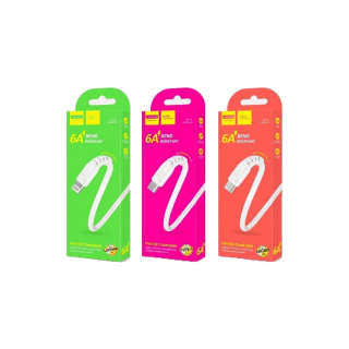 สาย ชาร์จUSB ชาร์จเร็ว 6A รุ่นใหม่ ปี2021 LT34 สายชาร์จ MICRO TYPE-C สายยาว 1เมตรสาย USB FASTER CHARGING ของแท้