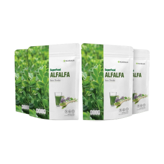 NARAH (นราห์) ALFALFA Juice Powder Pro 3+1 น้ำผักอัลฟัลฟ่าคั้นสดเข้มข้น (ชนิดผง) มีคลอโรฟิลล์ ช่วยล้างพิษ ผิวพรรณสดใส