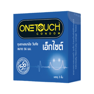 โปรโมชั่น : ถุงยางอนามัย วันทัช เอ็กไซต์ 56มม.3ชิ้น 1กล่อง Onetouch Excite 56mm. Condom