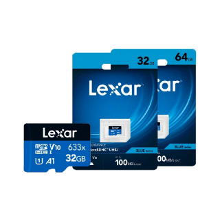 Lexar 633x microSDHC/microSDXC UHS-I Memory Card no Adapter ใช้งานร่วมกับ Smartphones, Tablets และ Action Cameras