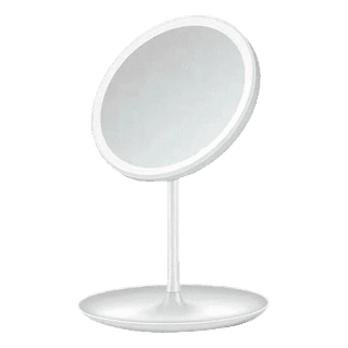 โปรโมชั่น : กระจกมีไฟ LED แบตเตอร์รี่ 1200mAh 3ระดับ กระจกแต่งหน้าถาดเก็บของ กระจกแต่งหน้าLED กระจกมีไฟส่องหน้า มีไฟ แบบพกพา