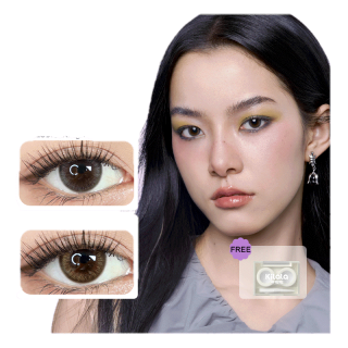 Kilala พร้อมส่ง คอนแทคเลนส์ 6 เดือน DIA14.5 Green/Gray/Brown/Purple contact lens (0-800)1คู่ 2ชิ้น