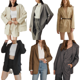 โปรโมชั่น : STUDIO UNKNOWN - Eva Oversized Blazer เบลเซอร์ซับในรีดกาวทั้งตัว
