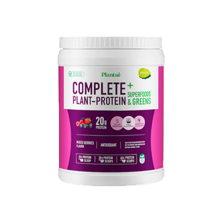 โปรโมชั่น : เก็บโค๊ดลดเพิ่มPlant Proteinรสมิกซ์เบอรี่1กระปุกSuperfoods  Greens โปรตีนพืช ไฟเบอร์ ผัก