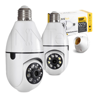 InniTech กล้องวงจรปิด ไร้สาย กล้องหลอดไฟ IP Camera CCTV ดูผ่านมือถือได้ กล้องอินฟาเรด รุ่น INNT-M309