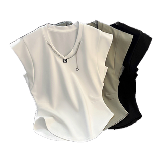 Lovito เสื้อยืดผู้หญิง ทรงเบสิก สีพื้น สไตล์ลำลอง LNE29126 (สีขาว/สีเขียว/สีดำ)