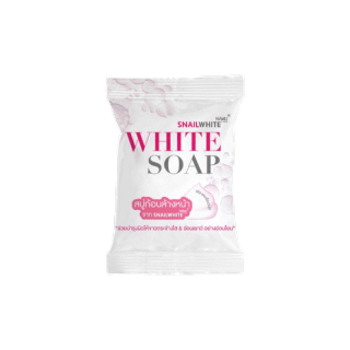 NAMU LIFE SNAILWHITE นามุ ไลฟ์ สเนลไวท์ ไวท์ โซป 50 กรัม สบู่วิปโฟมล้างหน้า WHITE SOAP SW0072