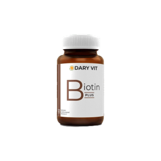 ลด50%โค้ดINCLZ44 Dary VIt Biotin Plus ดารี่ วิต ไบโอติน อาหารเสริม บำรุงเส้นผมและเล็บ 30 แคปซูล 1 กระปุก