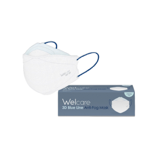 โปรโมชั่น : Flagship StoreWelcare 3D Blue Line Anti-Fog Mask 1กล่อง25ชิ้น