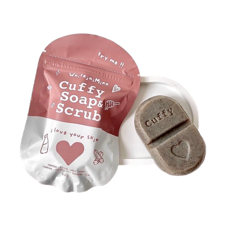 สบู่คัฟฟี่ สบู่สครับกาแฟ ก้อนใหญ่80กรัม #cuffysoap