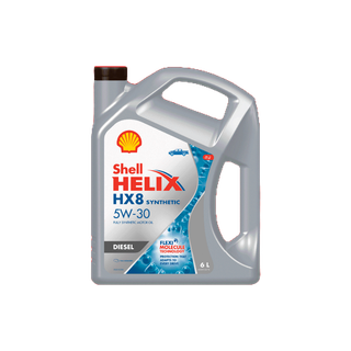 [รับหมอนรองคอMarvel] SHELL น้ำมันเครื่องดีเซล สังเคราะห์แท้ Helix HX8 5W-30 (6/7/8 ลิตร)