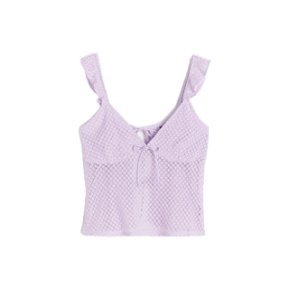 H&M Woman Tie-detail jersey top 1147832_1